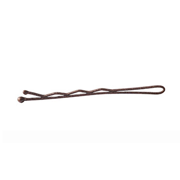 Bobby pin 50 mm, 500g/500pcs, matt brown